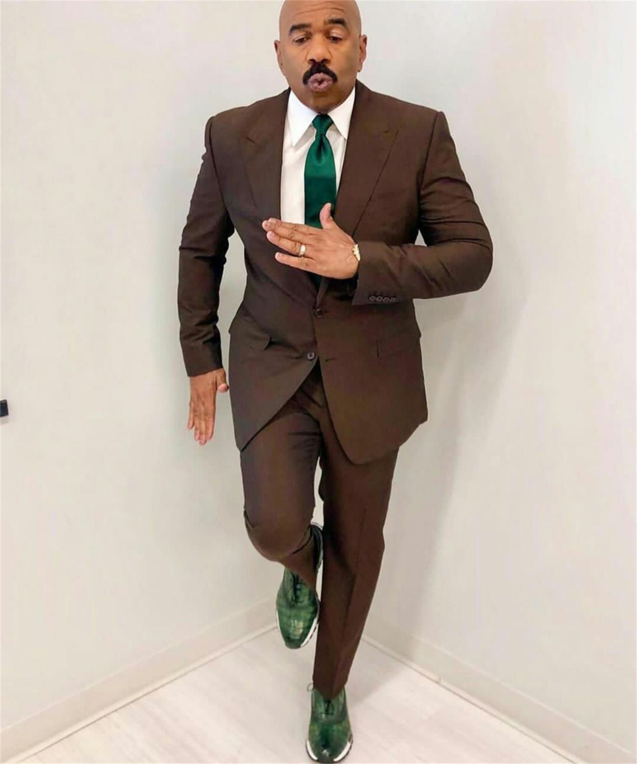 Costume d'hiver épais pour homme, veste et pantalon à deux boutons, pour marié, témoin, mariage, affaires 