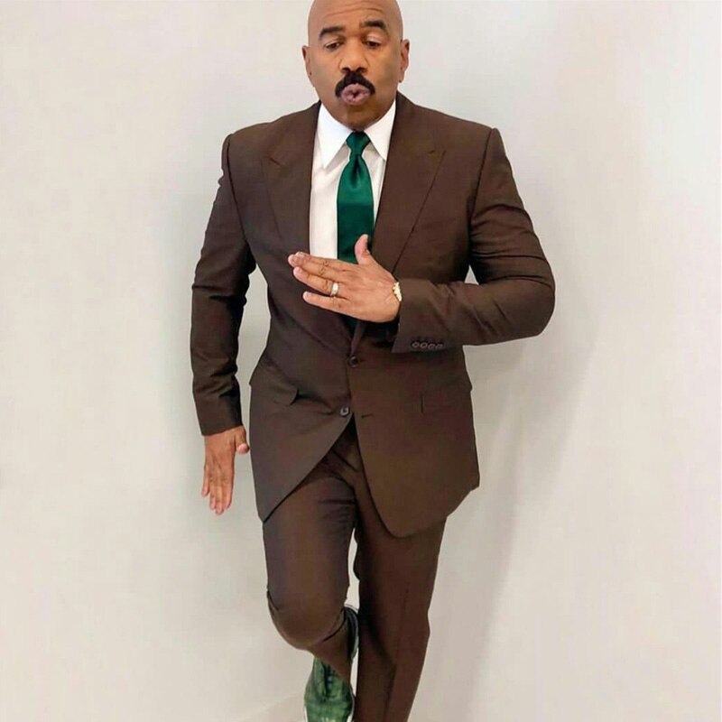 Costume d'hiver épais pour homme, veste et pantalon à deux boutons, pour marié, témoin, mariage, affaires 
