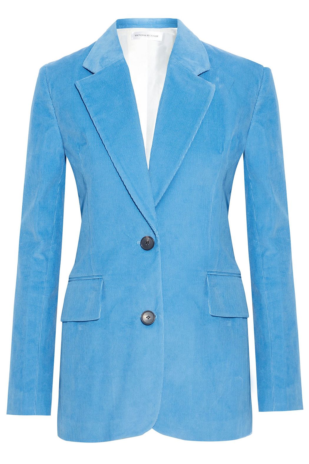 Conjunto de traje de pana cálido de invierno azul para mujer, esmoquin formal para fiesta de noche y boda (chaqueta y pantalones) 