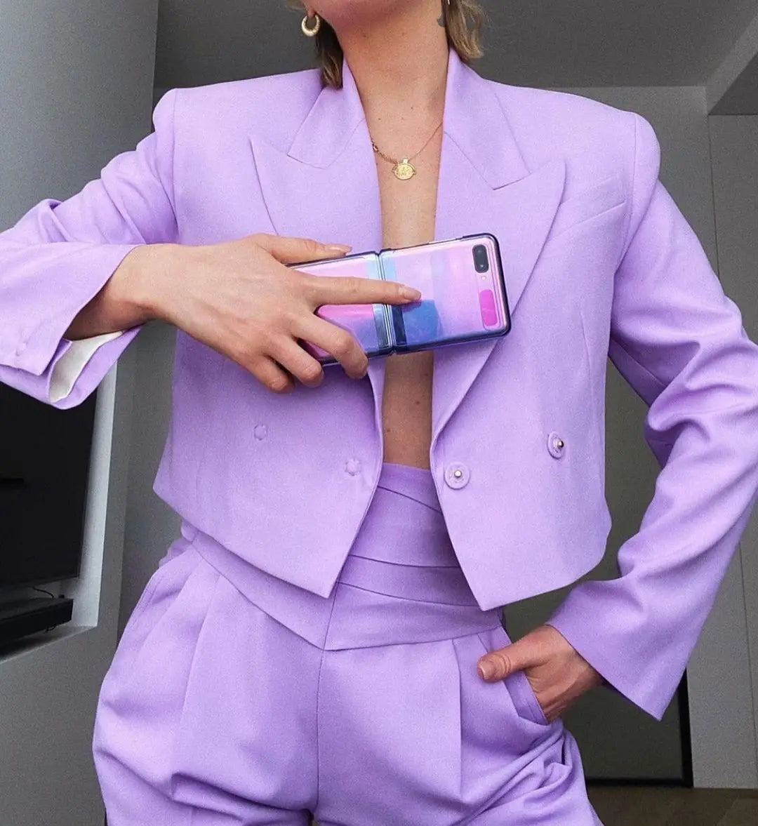 Ensemble 2 pièces pour femme, pantalon, short, blazer, tenue de soirée formelle, smoking, robe pour jeune fille