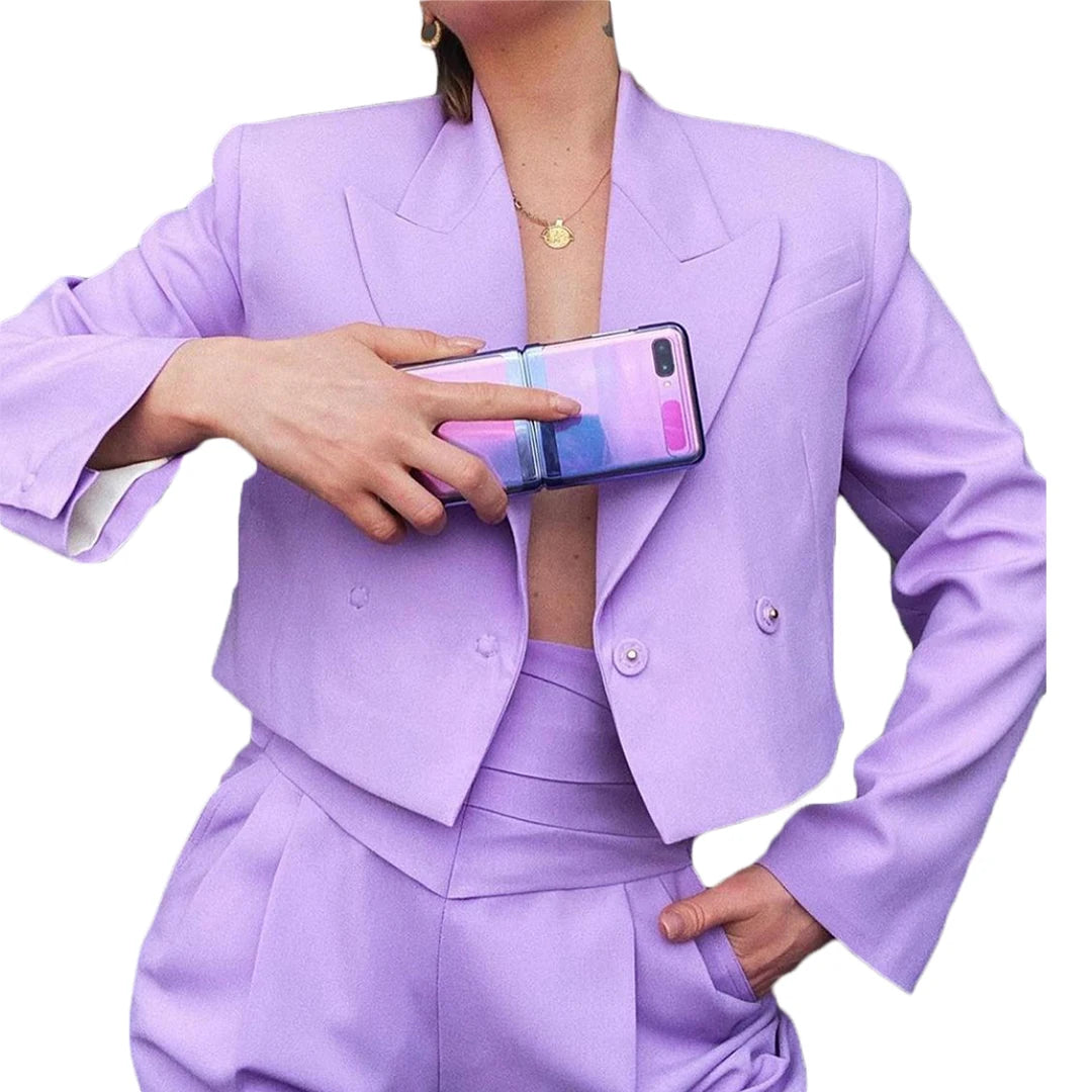 Ensemble 2 pièces pour femme, pantalon, short, blazer, tenue de soirée formelle, smoking, robe pour jeune fille