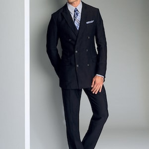 Sewing Pattern for Men's Suit Jacket and Pants, Dinner Jacket, Men Blazer Pattern,