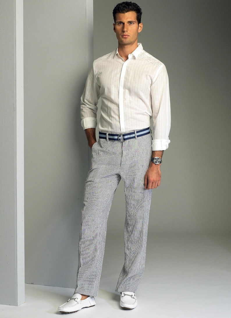 Sewing Pattern for Men's Suit Jacket and Pants, Dinner Jacket, Men Blazer Pattern,