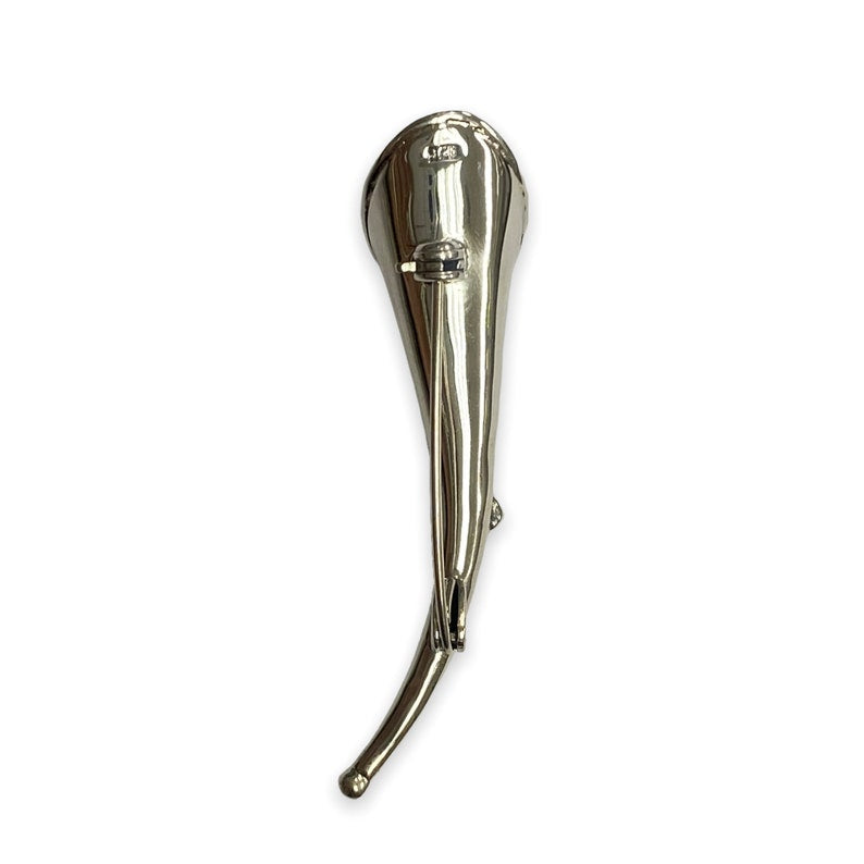 Posy Flower Holder Pin Brooch in 925 Sterling Silver Accessories Groom Groomsman Prom Party Suit