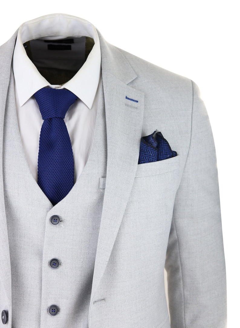 Traje de 3 piezas para hombre, raya diplomática, azul marino, clásico, vintage, retro, años 20, corte a medida, para boda. 