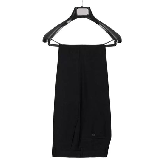 Costume 2 pièces noir à revers en satin pour homme, veste et pantalon asymétriques, costume de mariage ou de fête