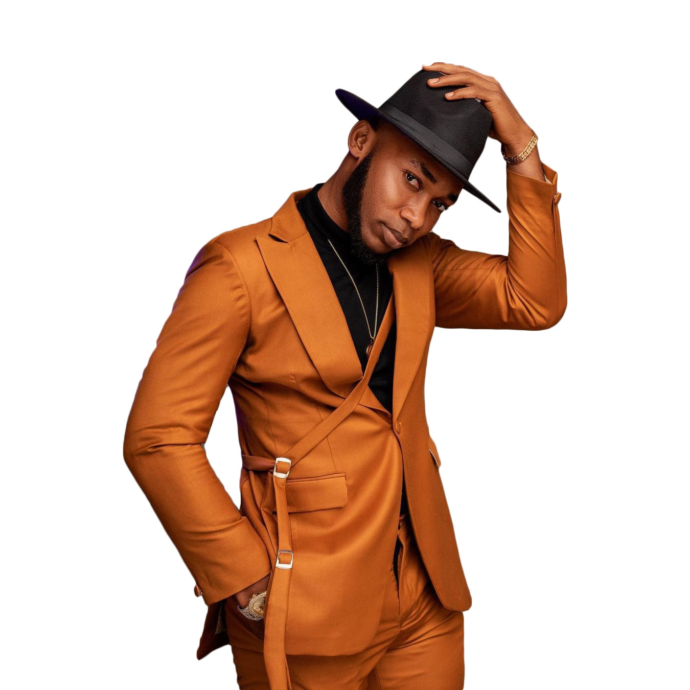 Brown Groom Men Wedding Tuxedos Classic Fit Outfits Custom Made  Party Prom Blazer Wear 2 Pieces