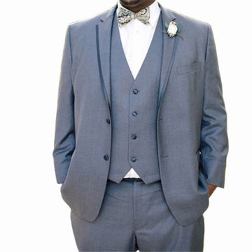 Classic Men Suits 3 Piece Jacket Vest Pants Set Groom Wedding Party Prom Tuxedo Formal Professional Business Blazer Masculino