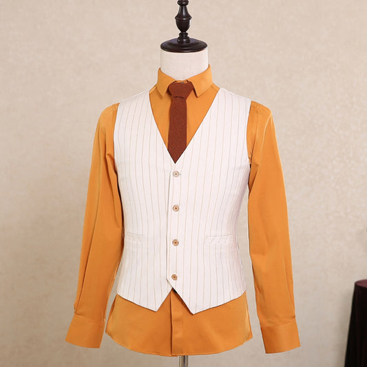 Custom Made tweed Herringbone men suit British style Modern Blazer 3 Pieces Men Suits (Jacket+Pants+vest) custom suit