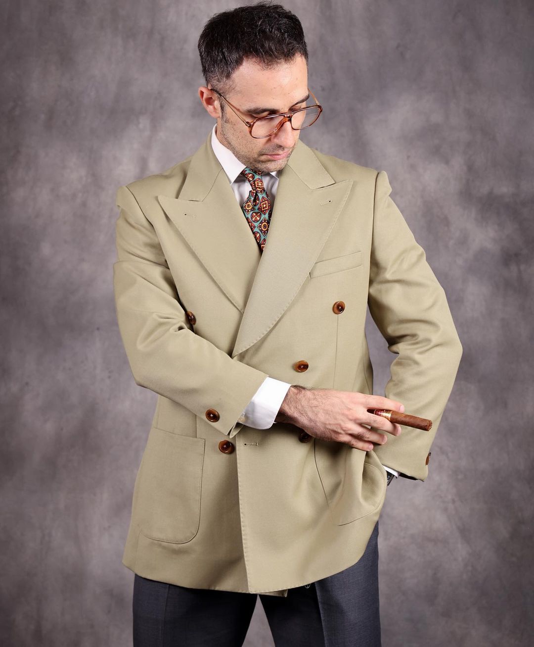 Costume classique de mariage pour homme, tenue formelle moderne à double boutonnage, 2 pièces, tenue Peaky Blinder 