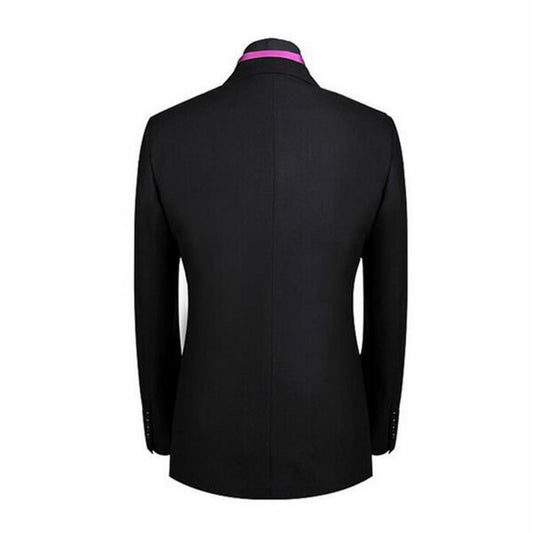 Terno Slim Fit Black Jacket Formal Dress Men Suit Wedding Suits Groom Tuxedos One Jacket Only