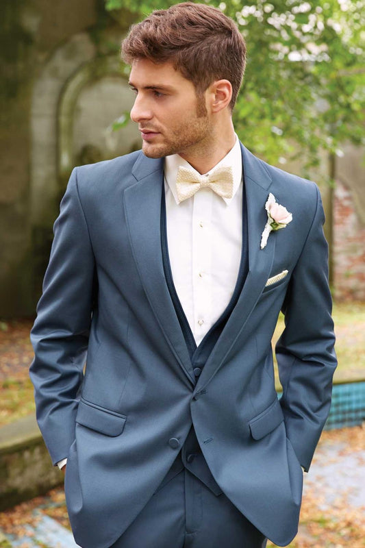 Esmoquin de novio para boda, formal, de dos botones, para negocios, graduación, cena, blazer, trajes de 2 piezas (chaqueta + pantalón)
