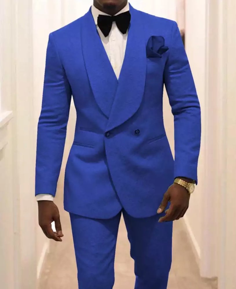 Men's Suit Burgundy Jacquard Formal 2 Pieces Slim Fit Double Breasted Prom Tuxedos Wedding Suits Blazer Pants