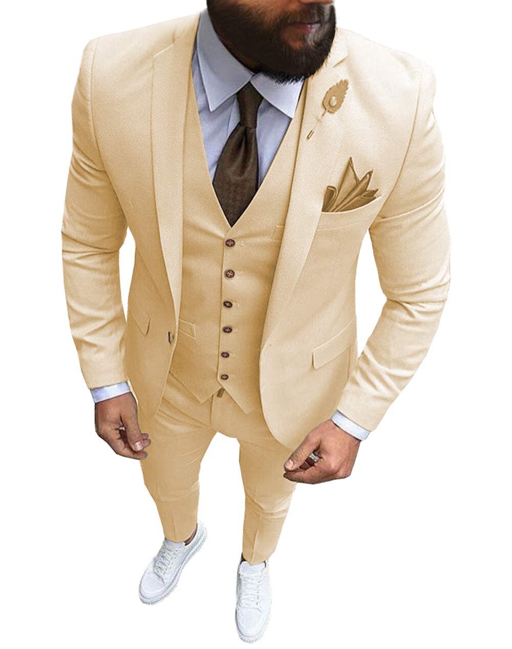 Traje de hombre para graduación, esmoquin ajustado de 3 piezas, traje de novio para boda, blazer personalizado, terno masculino de 3 piezas