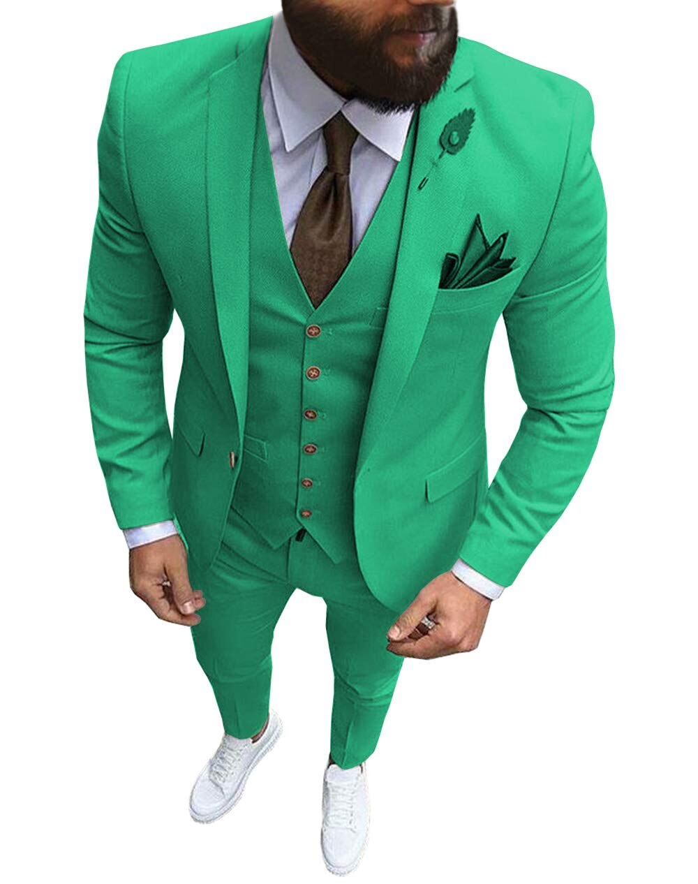 Traje de hombre para graduación, esmoquin ajustado de 3 piezas, traje de novio para boda, blazer personalizado, terno masculino de 3 piezas