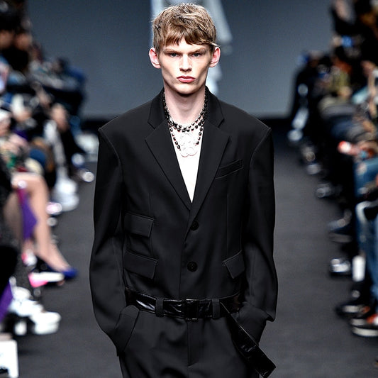 Men's Slim Fit Single Row Summer Multi Pocket Casual Suit