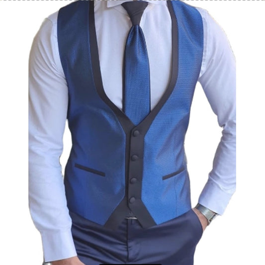 Trajes de boda para hombre, diseño italiano, esmoquin negro a medida, chaqueta de 3 piezas, trajes de novio Terno