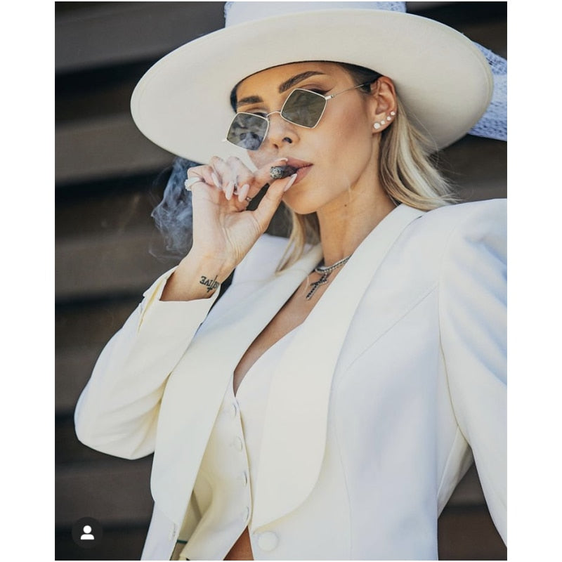 Costumes de bureau pour femmes, blazer à revers châle, costume sur mesure pour femmes, vêtements de travail formels, ensembles 3 pièces 