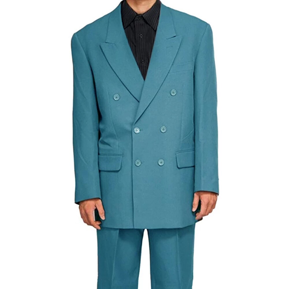 Costume homme rouge/blanc à revers crantés, veste et pantalon, costume croisé, smoking de mariage, coupe slim, 2 pièces 