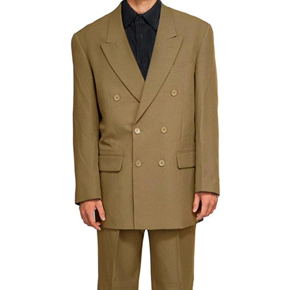 Costume homme rouge/blanc à revers crantés, veste et pantalon, costume croisé, smoking de mariage, coupe slim, 2 pièces 