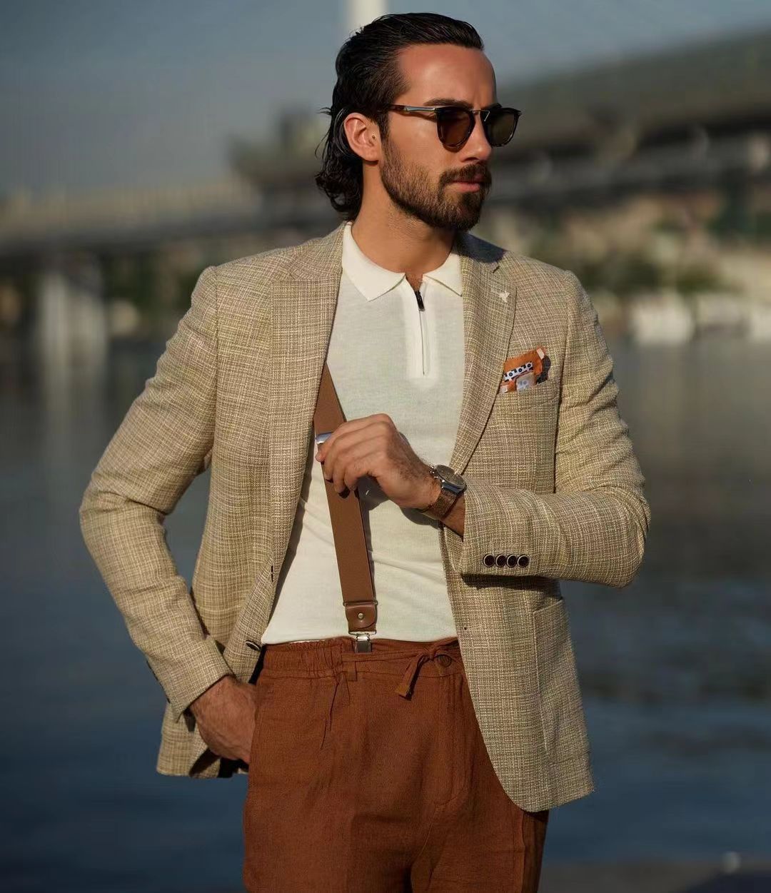 Wedding Suit Groom Beige Linen One Button Formal Slim Fit 2 Pieces Custom Tuxedo Men Gentleman Business Casual Outfits