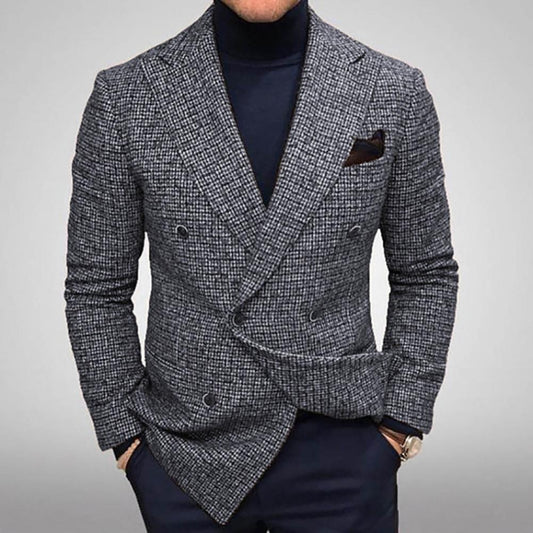 Veste de costume élégante, manches longues, boutons épais, blazer, veste de costume pour homme, blazer décontracté, veste de costume pour homme 