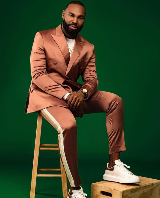 Smoking 2 pièces pour homme, design unique, grande taille, pour célébrités, événements, affaires, bal, soirée, blazer, manteau, pantalon (veste + pantalon)