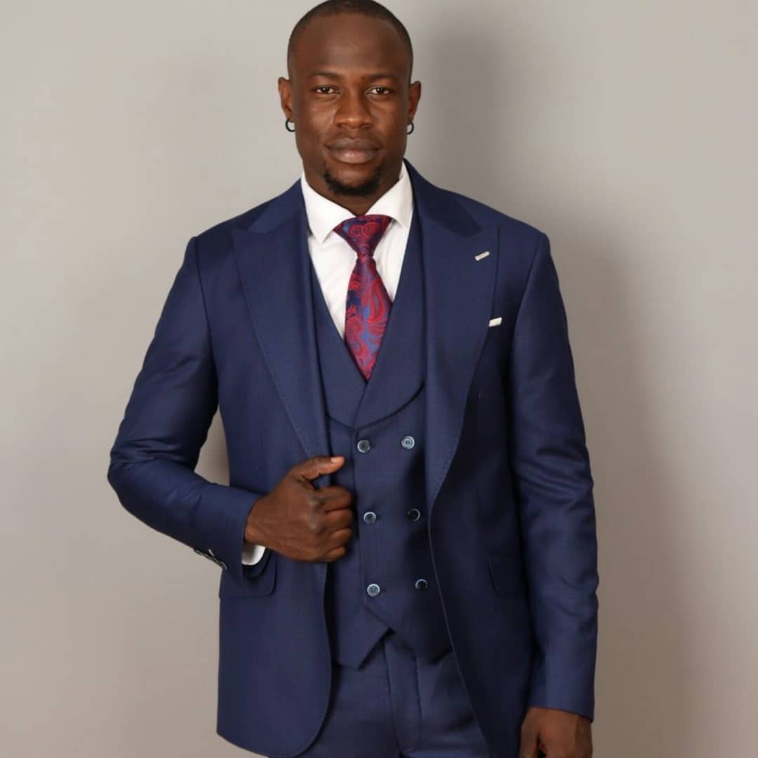 Wedding Men'S Suit  Slim Fit Custom Large Size One Button Formal Luxury Dress Gentleman Costume 3 Piece Outfits
