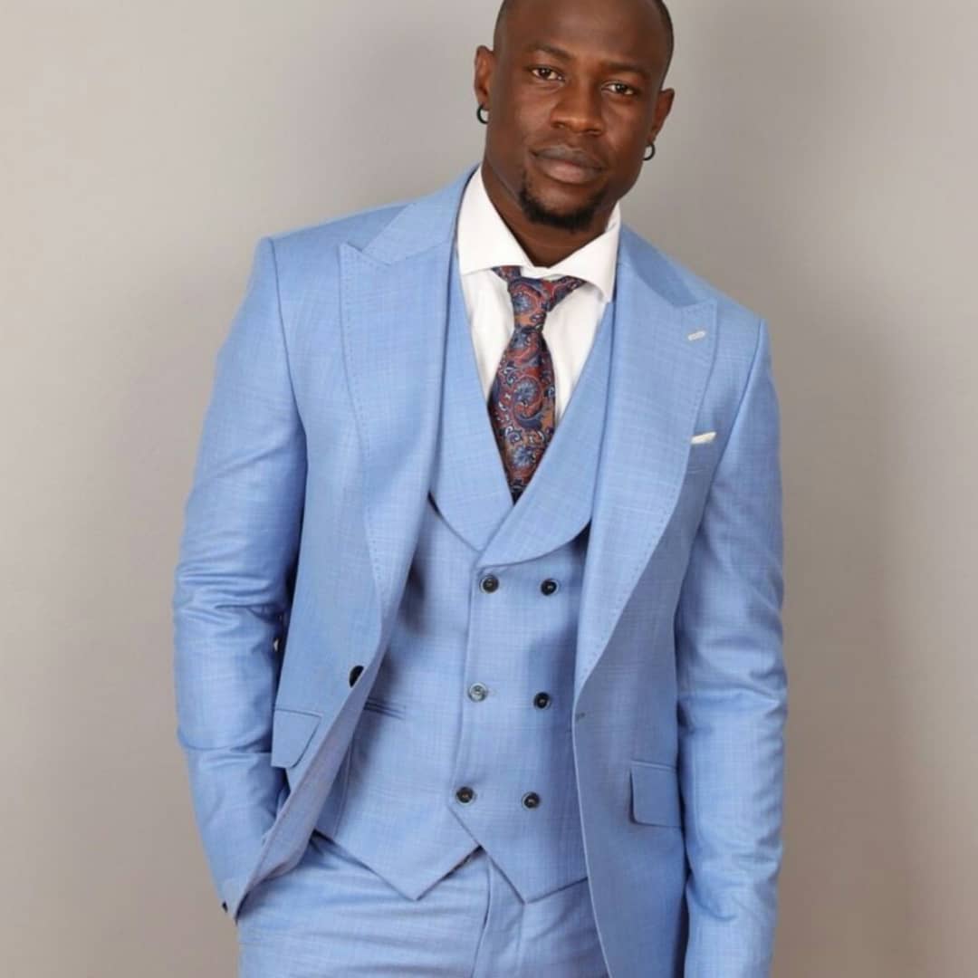 Wedding Men'S Suit  Slim Fit Custom Large Size One Button Formal Luxury Dress Gentleman Costume 3 Piece Outfits